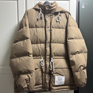 네이버후드x난가 타키비 다운 자켓 L 사이즈