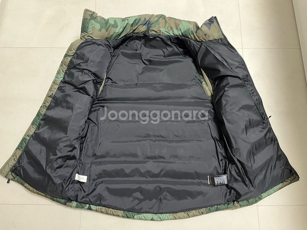 [S] 노스페이스 카모 패딩 베스트 조끼--2