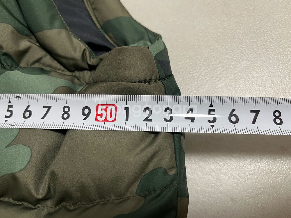 [S] 노스페이스 카모 패딩 베스트 조끼--9