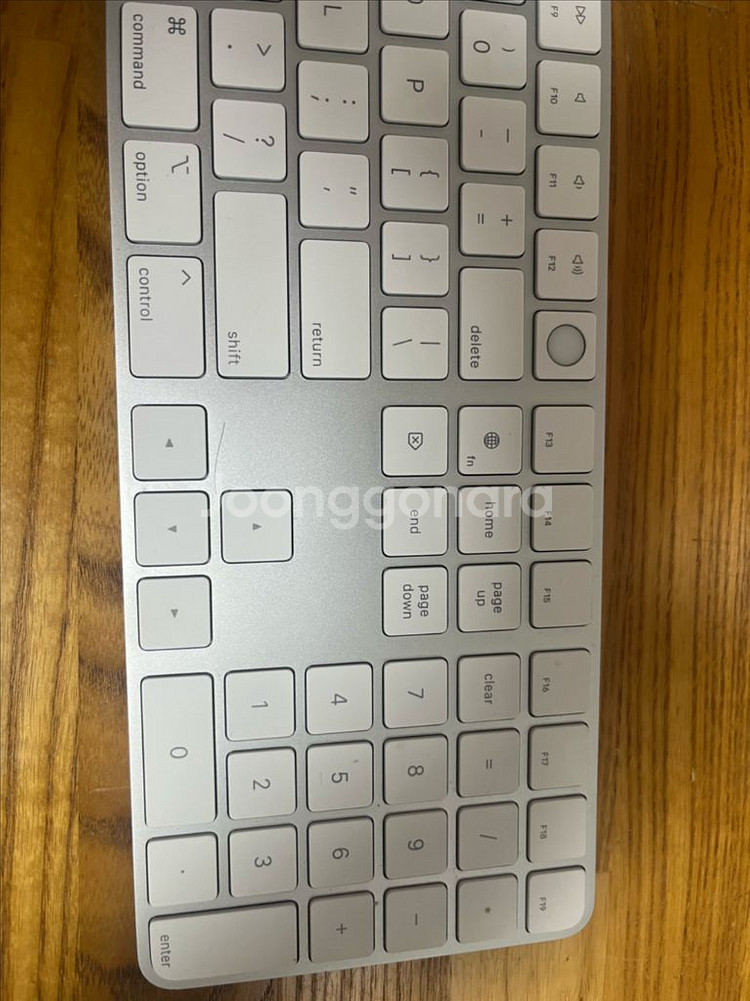 애플 매직키보드 터치아이디 영문판 숫자패드 풀사이즈--0