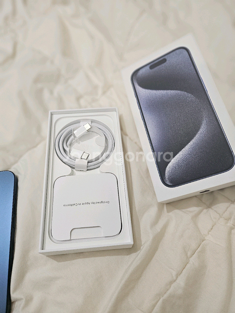 아이폰 15 프로 256GB 블루티타늄 배터리90%--7