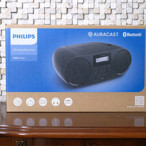 올인원 포터블 오디오 블루투스 CD플레이어 필립스 TA