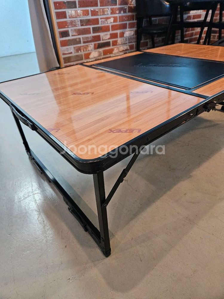 레펙스 2단 접이식 캠핑테이블--1