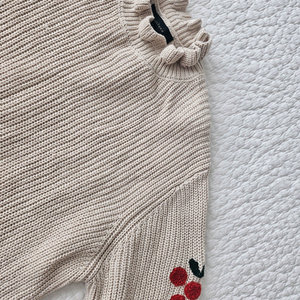 로아앤제인 체리자수 니트원피스 (120)