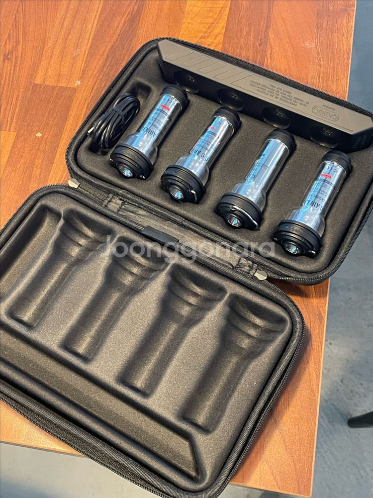 카고컨테이너 에어라이트 4EA+차징독+EVA 세트--1