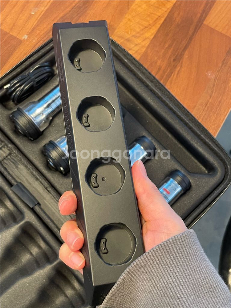 카고컨테이너 에어라이트 4EA+차징독+EVA 세트--3