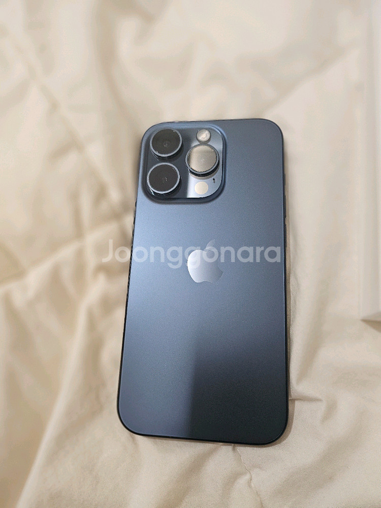 아이폰 15 프로 256GB 블루티타늄 배터리90%--14