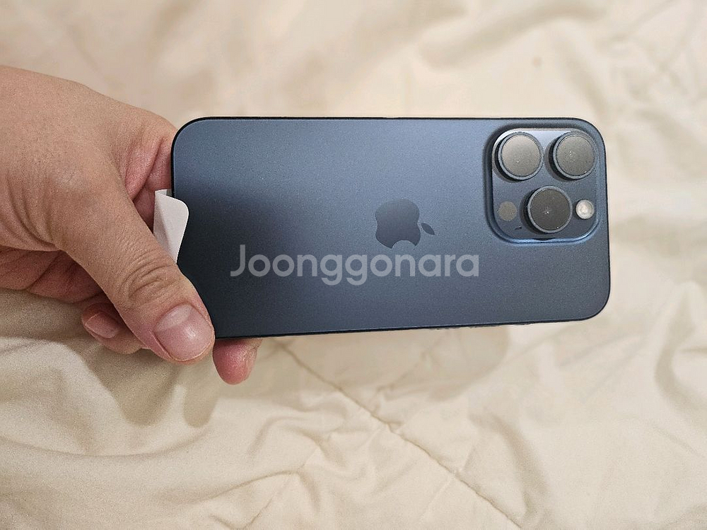 아이폰 15 프로 256GB 블루티타늄 배터리90%--15