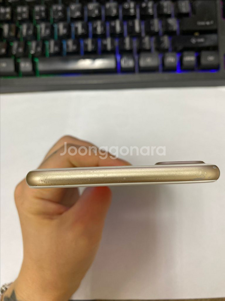 아이폰7플러스 골드 액정SS급 128GB 빈티지카메라--3