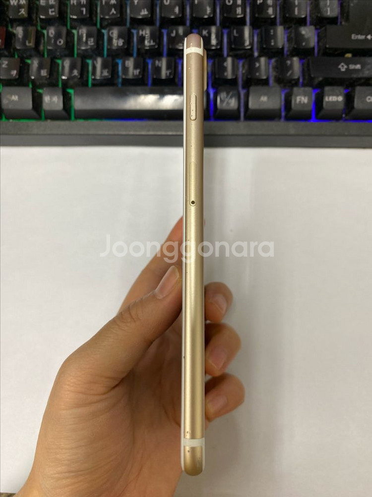 아이폰7플러스 골드 액정SS급 128GB 빈티지카메라--5