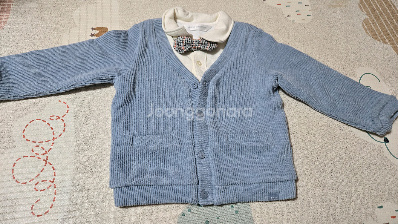 베이비 니트 가디건--0