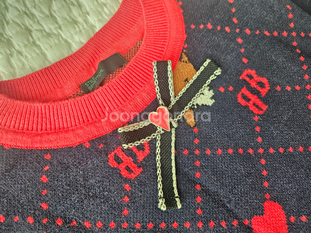 베네통 니트 원피스 120--1