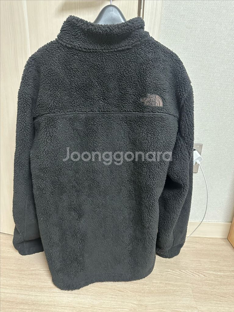 노스페이스 집업 후리스 기모 플리스 자켓 블랙--1