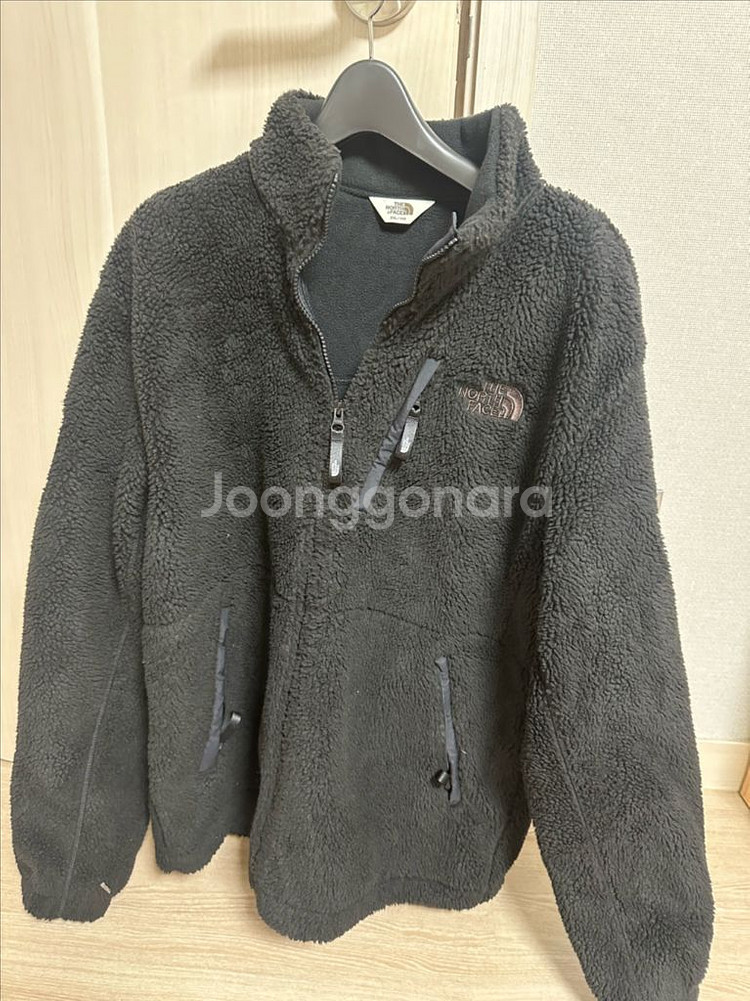 노스페이스 집업 후리스 기모 플리스 자켓 블랙--0