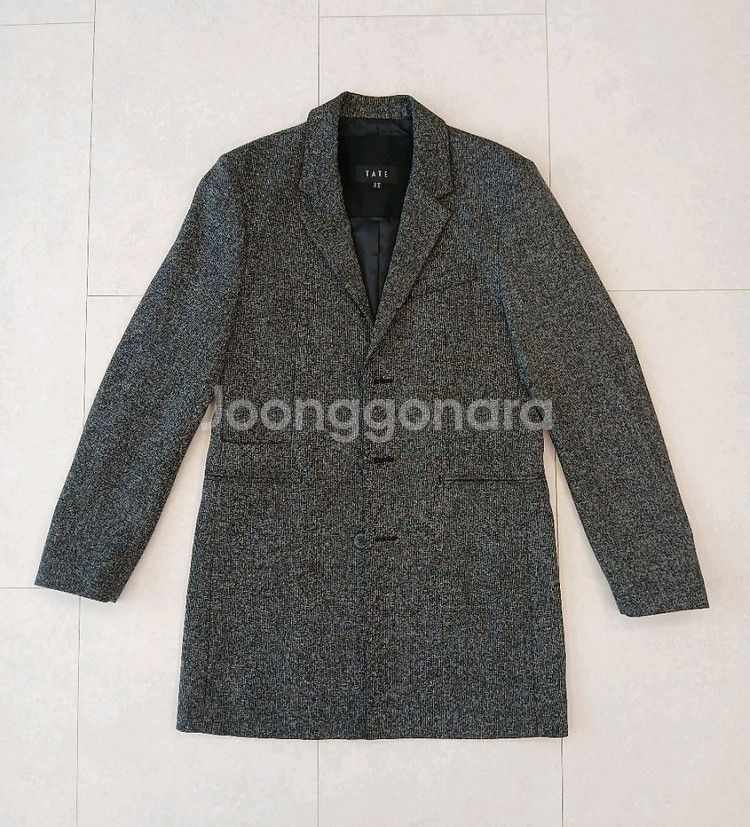테이트 남성 자켓형 코트 100--0