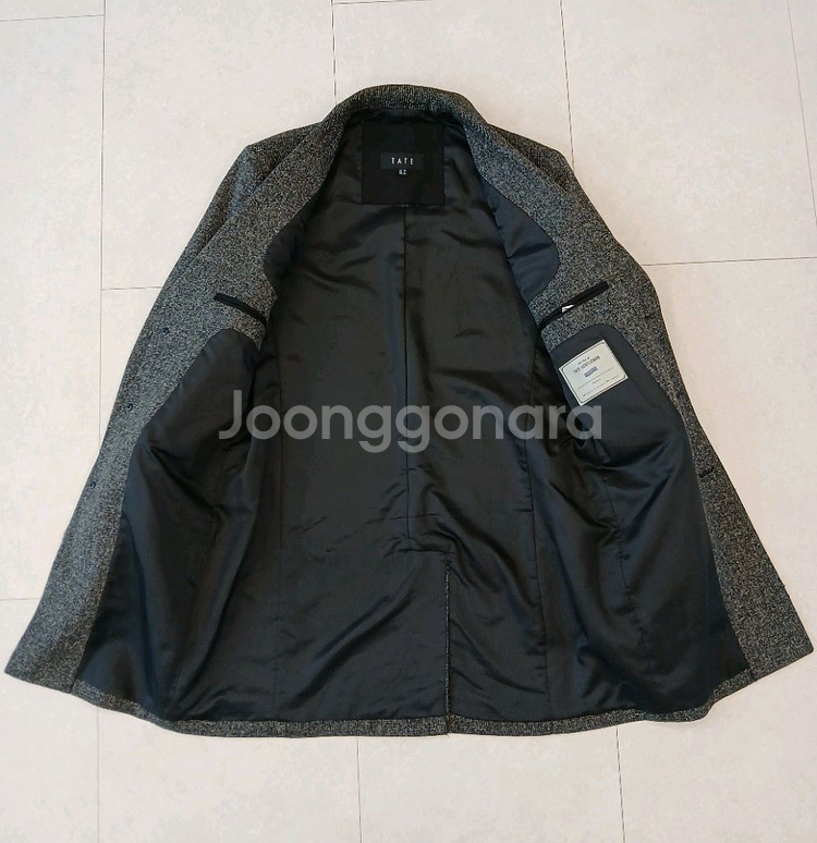 테이트 남성 자켓형 코트 100--1