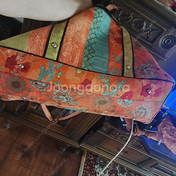 코치 루이 통영 누빔가방 빅백--3