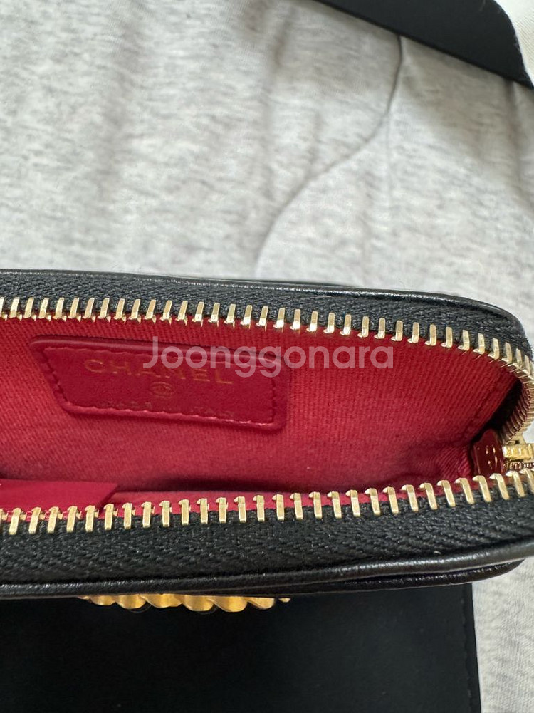 샤넬19 지퍼 카드지갑 새제품 AP2086--3