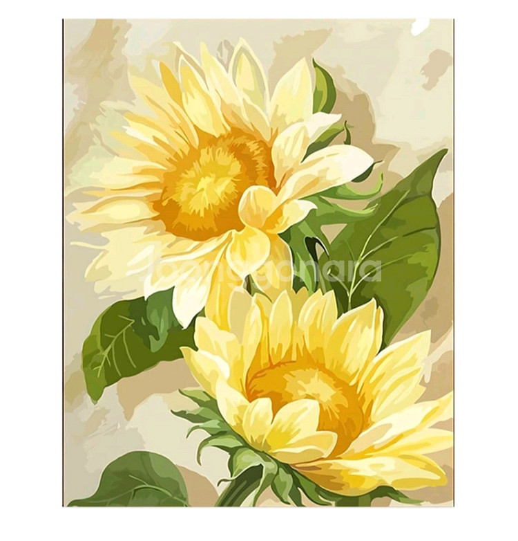 해바라기 보석십자수 주문제작해드려요--0