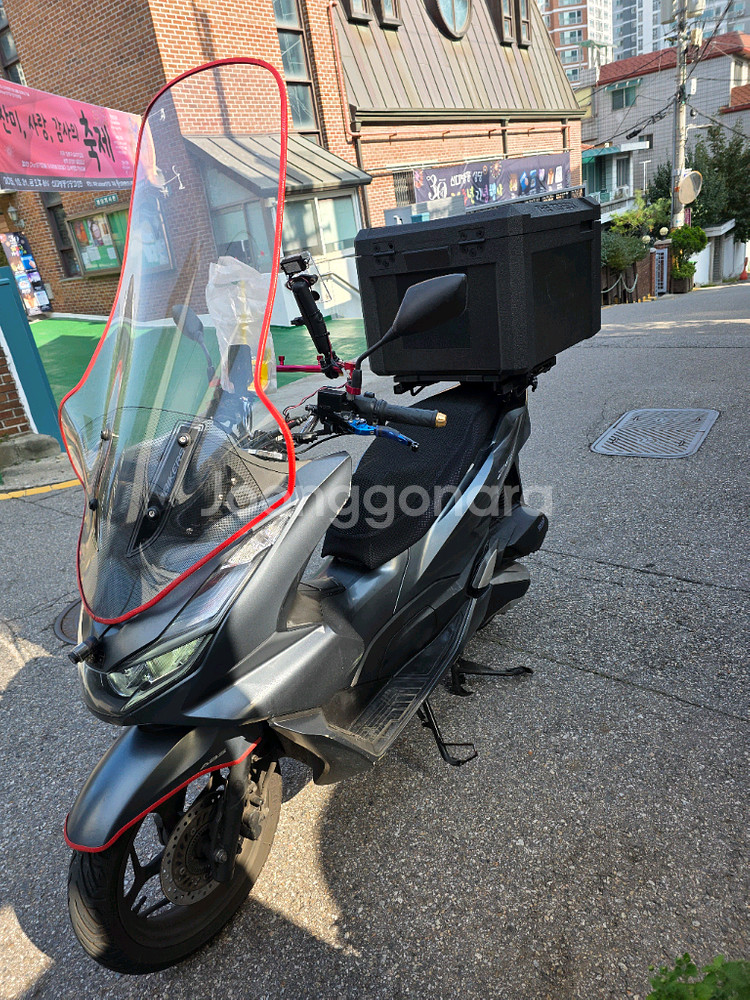 pcx125abs 2채널블랙박스 배달셋팅 소모품올교환--6