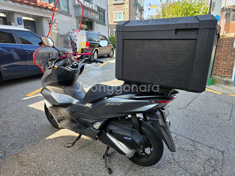 pcx125abs 2채널블랙박스 배달셋팅 소모품올교환--4
