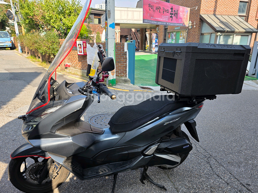 pcx125abs 2채널블랙박스 배달셋팅 소모품올교환--5