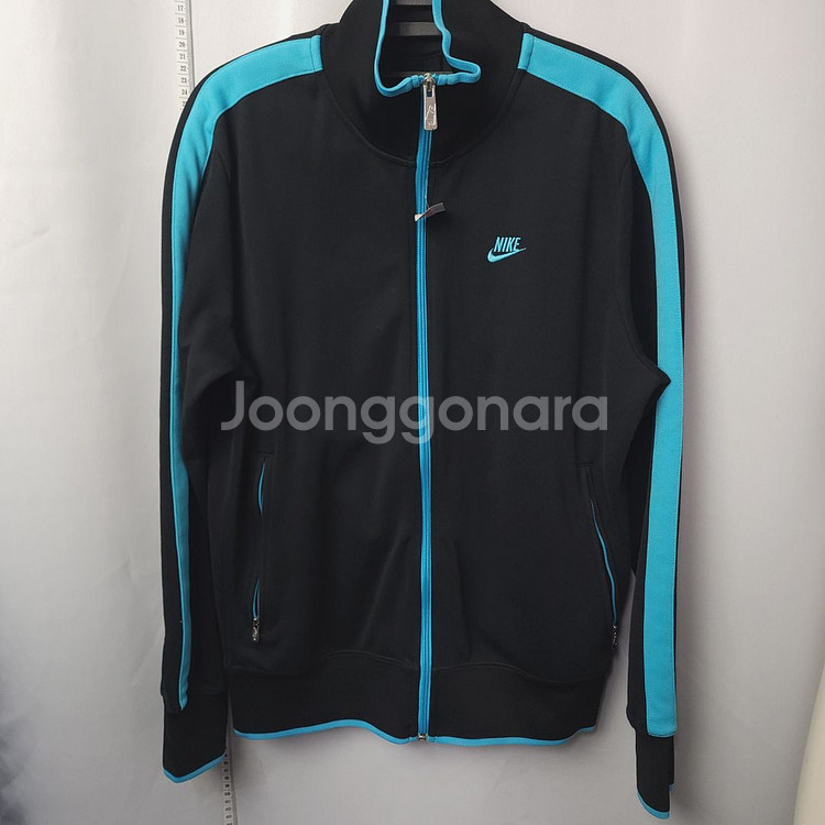 M-L(114)/ 나이키/ 하늘색 배색 져지 트랙탑--0