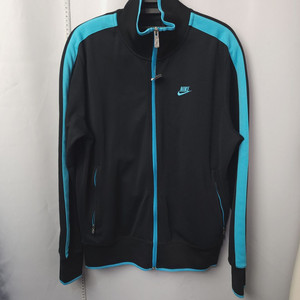 M-L(114)/ 나이키/ 하늘색 배색 져지 트랙탑