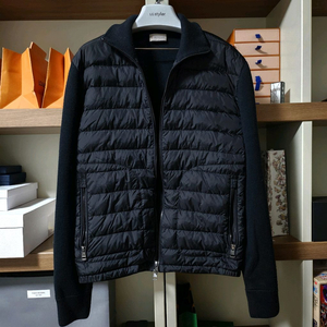 23FW 몽클레어 트리콧 김현우 니트 패딩 M 블랙