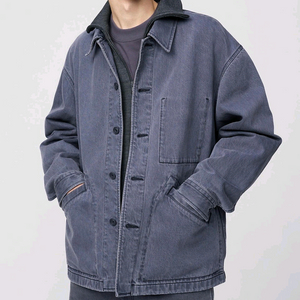 유니클로 오버사이즈 데님 재킷 L