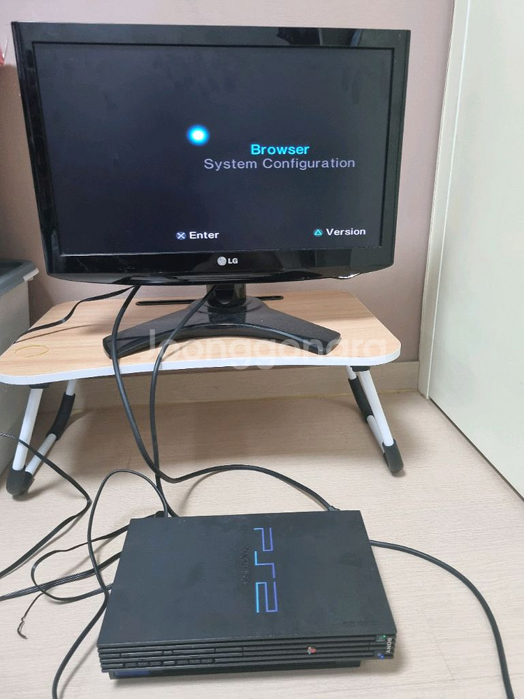PS2 본체 + 컨트롤러--1