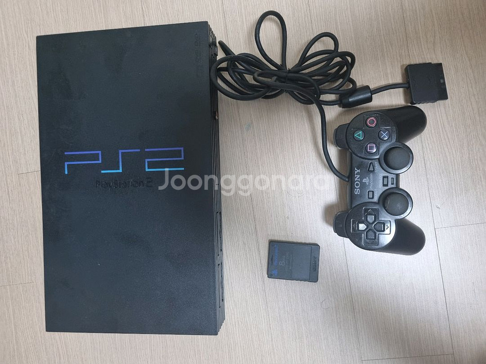 PS2 본체 + 컨트롤러--0
