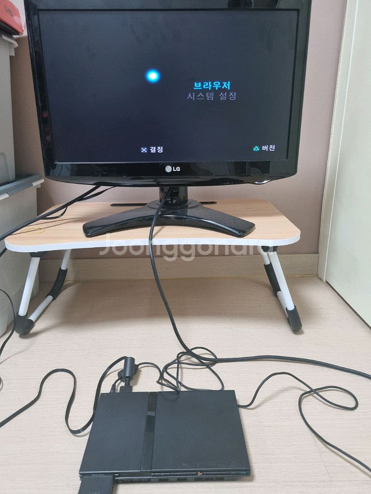 PS2 슬림 본체 + 컨트롤러--2