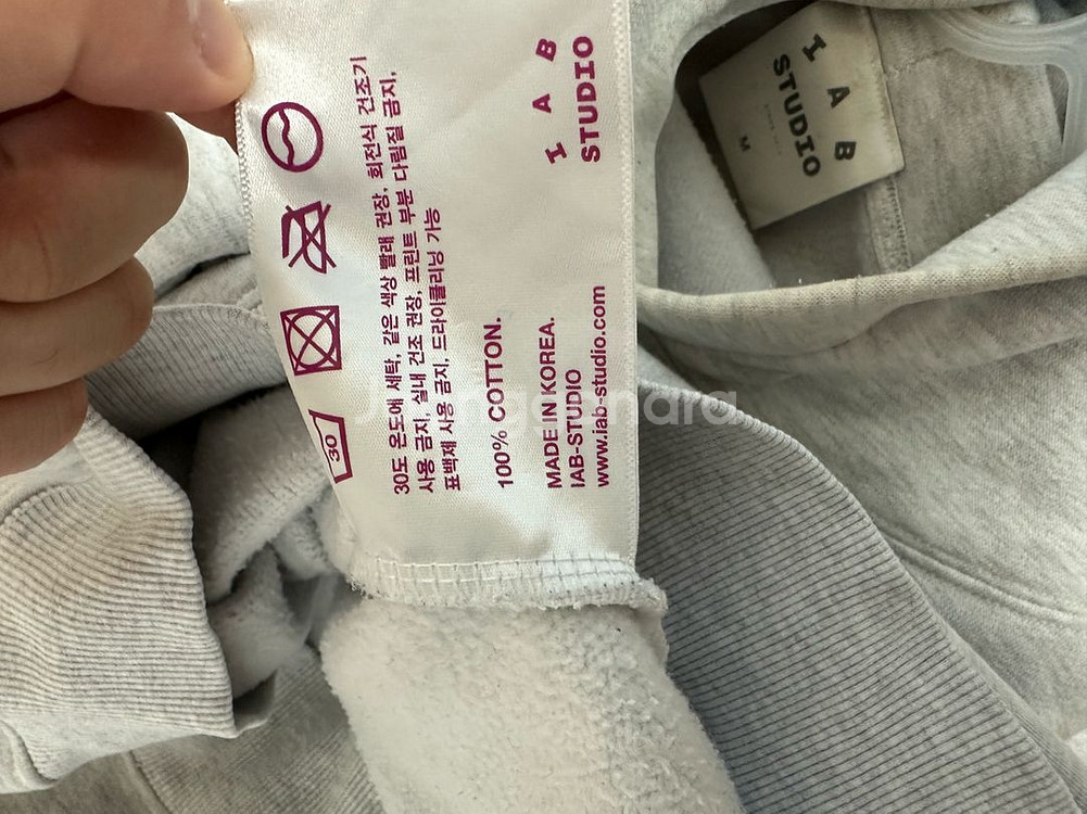 [정품] 아이앱 스튜디오 후드티 m--4