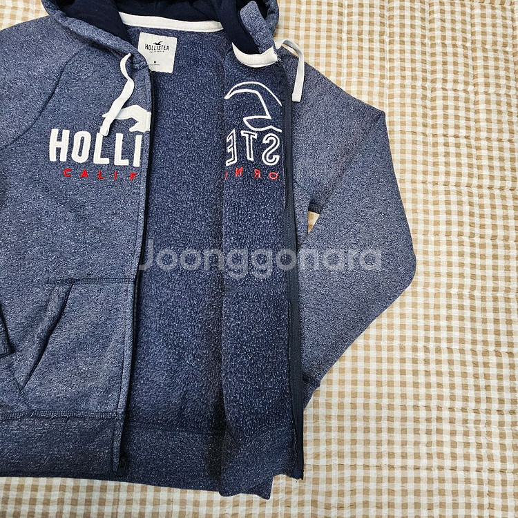 홀리스트 기모 후드집업 자켓 남자100--4