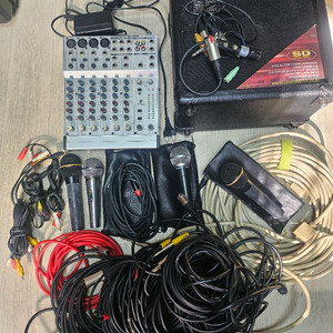 베링거 믹서 & SOUND DRIVE 앰프 외 음향장비