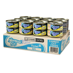 임박)미라클60 고양이캔 젤리타입 24개참치