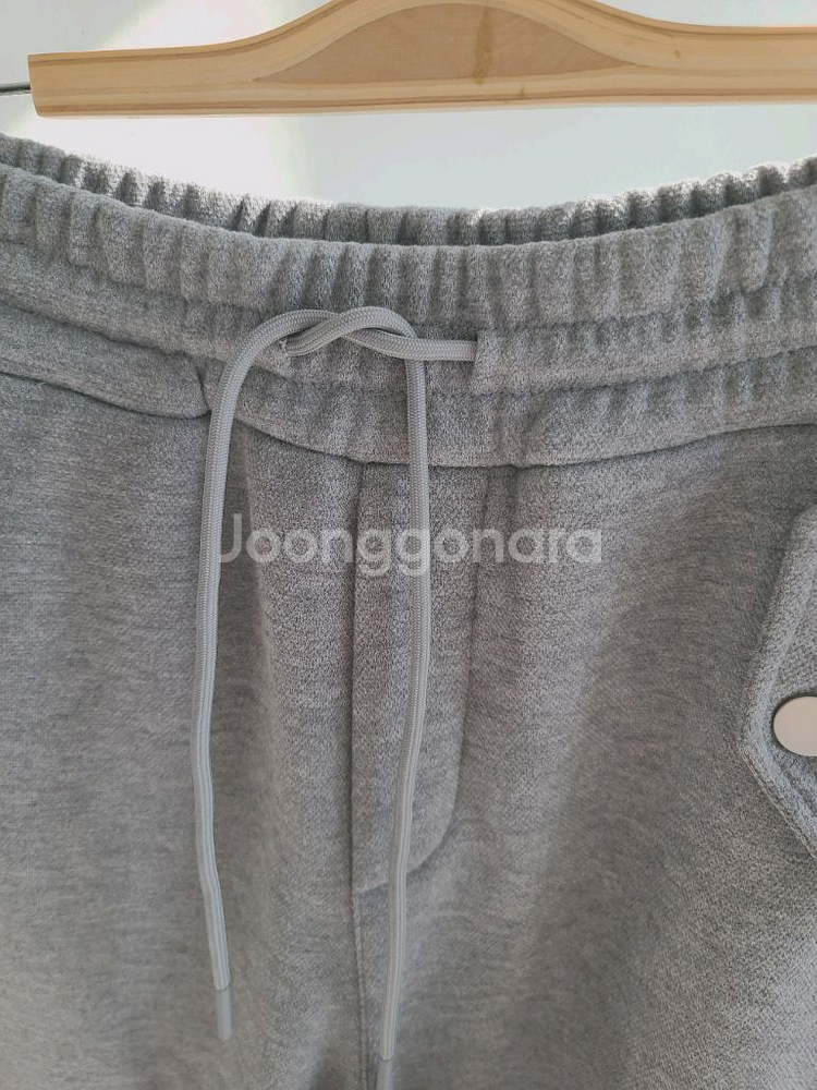 에잇세컨즈 회색 와이드 기모바지 파라슈트 팬츠 트레이닝 / 자라 망고 아디다스 나이키 코스--2