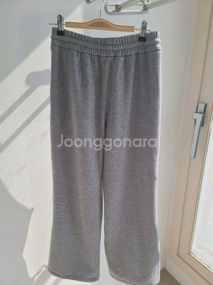 에잇세컨즈 회색 와이드 기모바지 파라슈트 팬츠 트레이닝 / 자라 망고 아디다스 나이키 코스--3