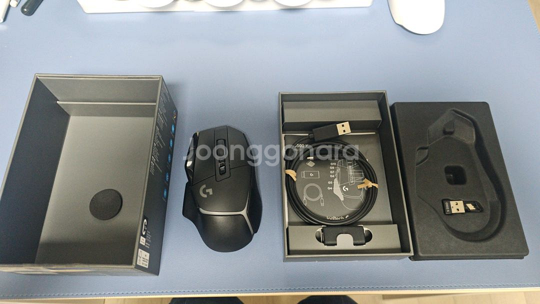 로지텍 G502 X PLUS 무선 게이밍 마우스 블랙--3