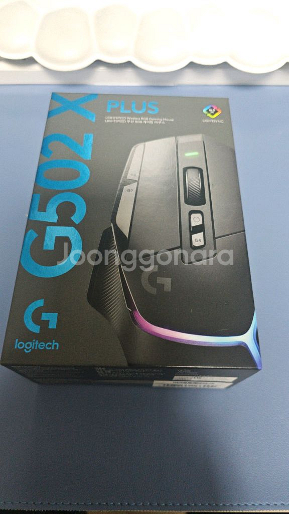 로지텍 G502 X PLUS 무선 게이밍 마우스 블랙--0