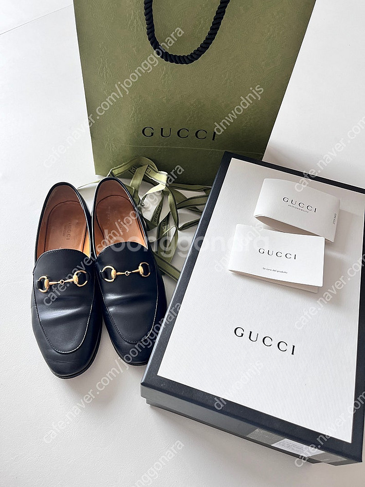 구찌 조르단 로퍼 풀박스 37 사이즈--6