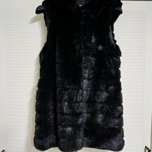 여성용 퍼 베스트