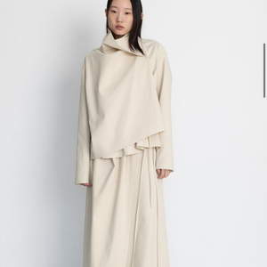 le17 DRAPE NECK SHIRT 셔츠