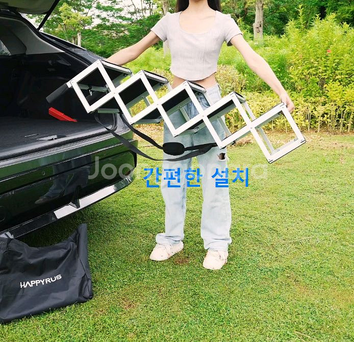 강아지 접이식 알미늄 계단 5단--2