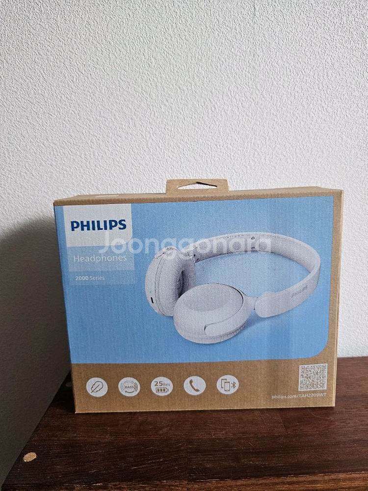 필립스 헤드폰 TAH2209WT--0