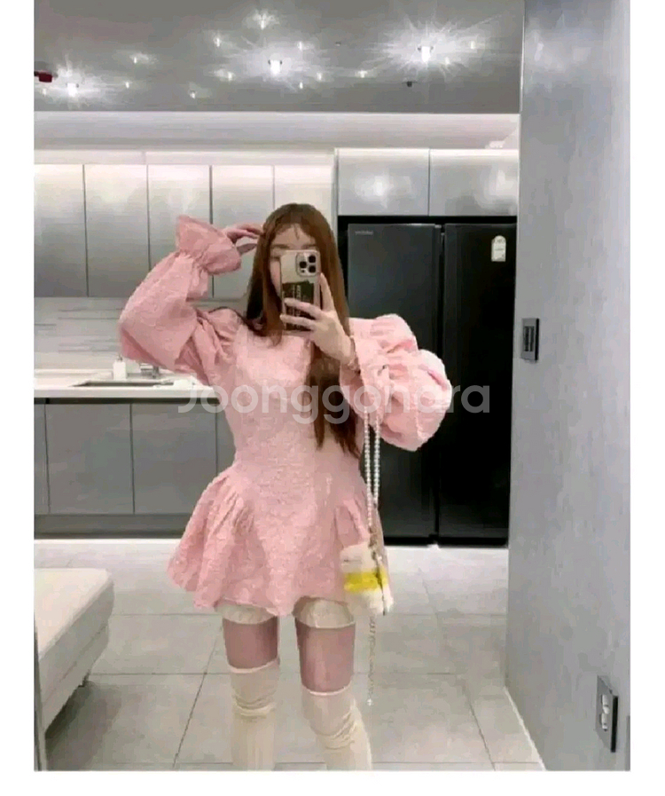 나나수 링클세실 블라우스 - 블랙 프리--1