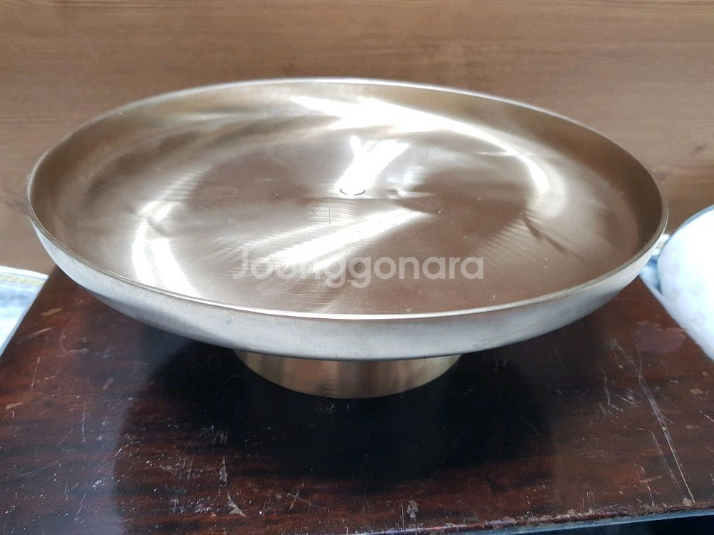 놋그릇) 무형문화제 14호 유기 밥상--1