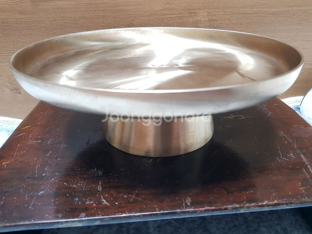 놋그릇) 무형문화제 14호 유기 밥상--0