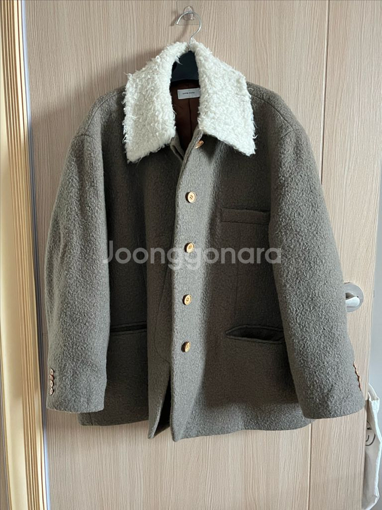 쏭스튜디오 지블링코트 지블링자켓 울코트 알파카코트--4